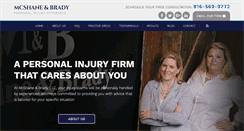 Desktop Screenshot of mcshanebradylaw.com